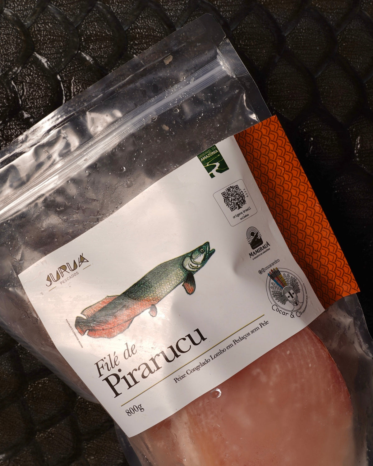 Filé de Pirarucu - pct 800g
