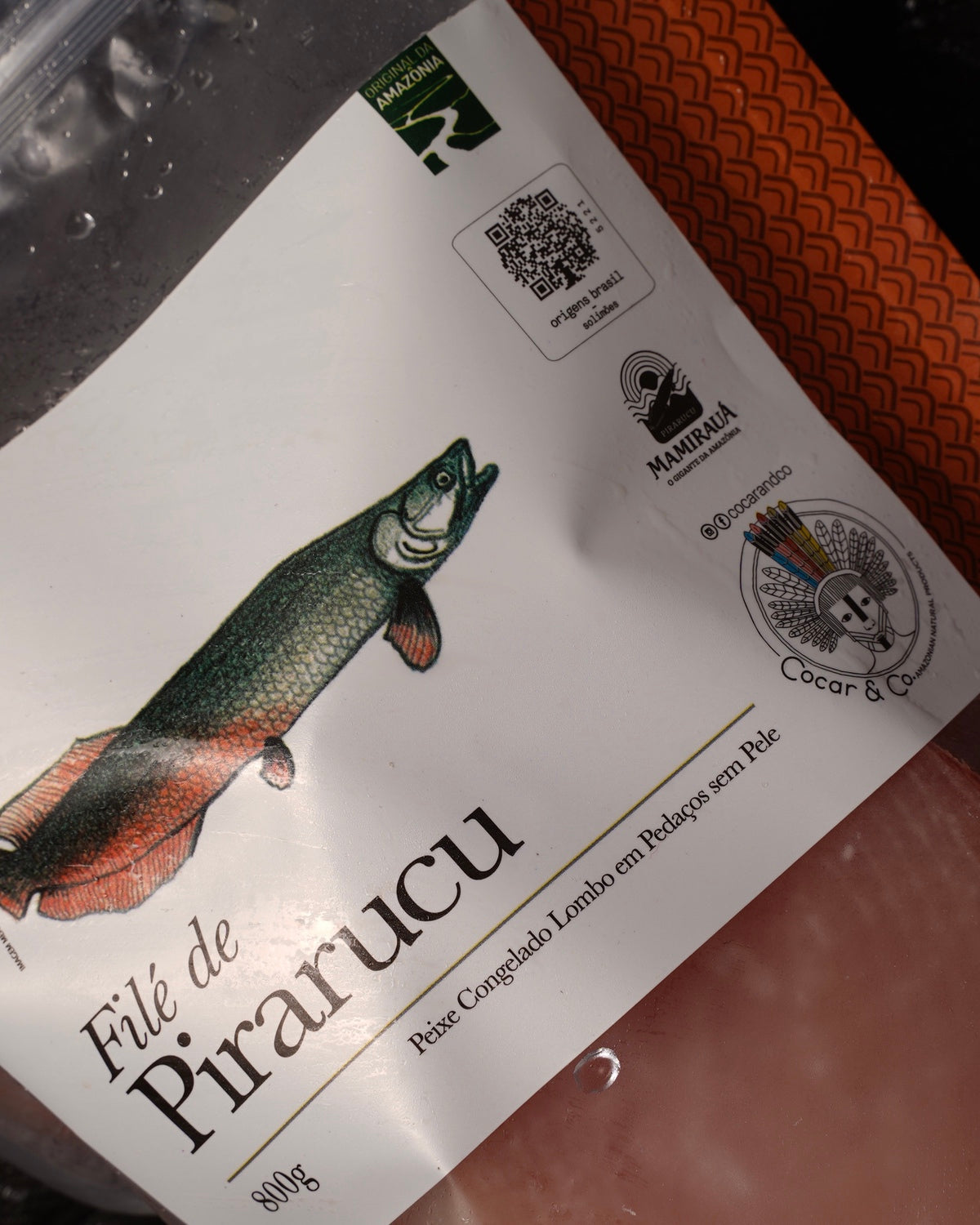 Filé de Pirarucu - pct 800g