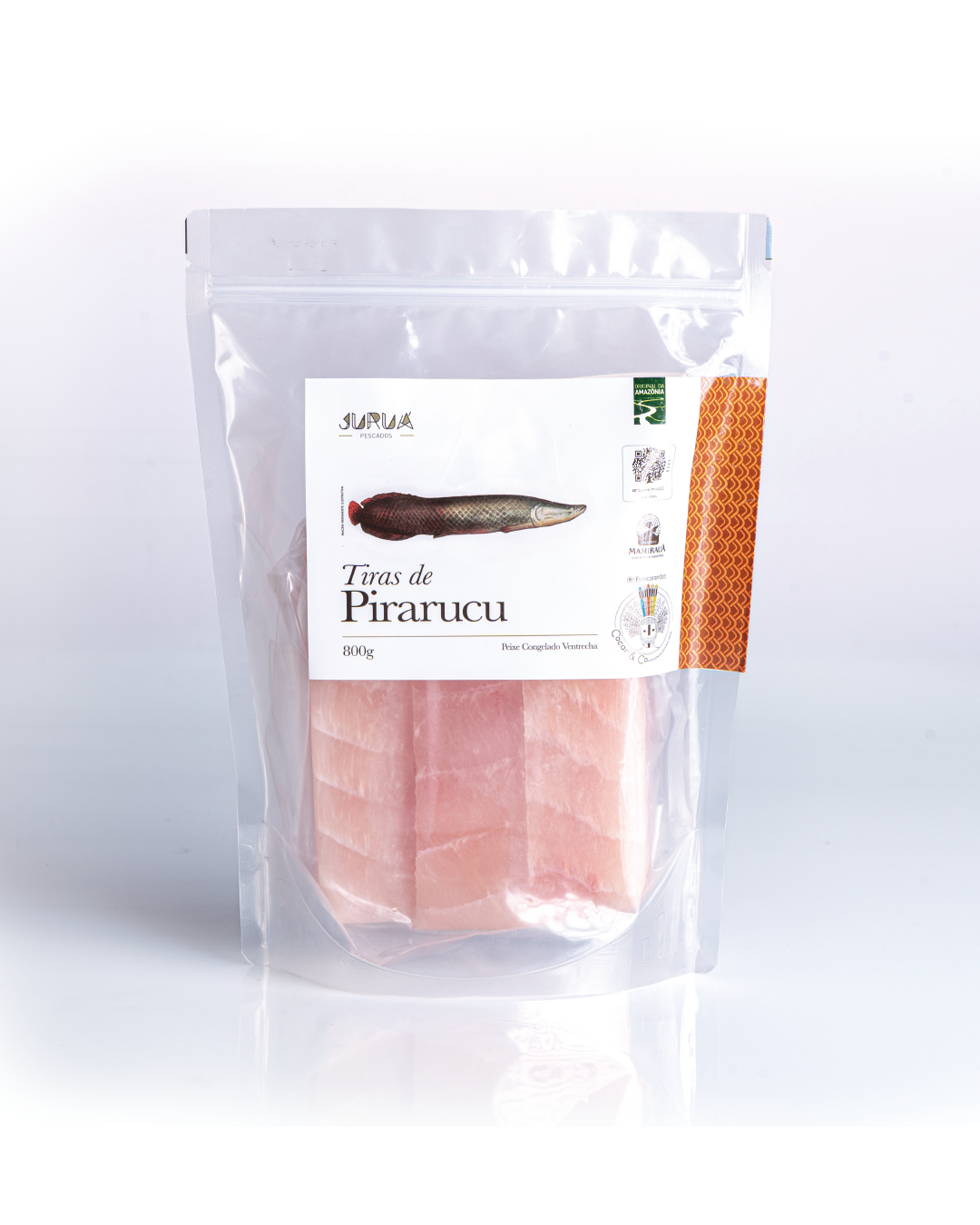 Tiras de Pirarucu - pct 800g
