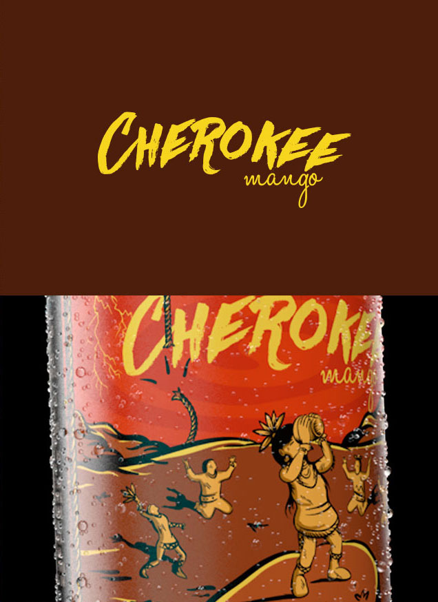 Cherokee - Cerveja American Wheat com Manga - Sabor Citrus e Toque Sutil de Fruta