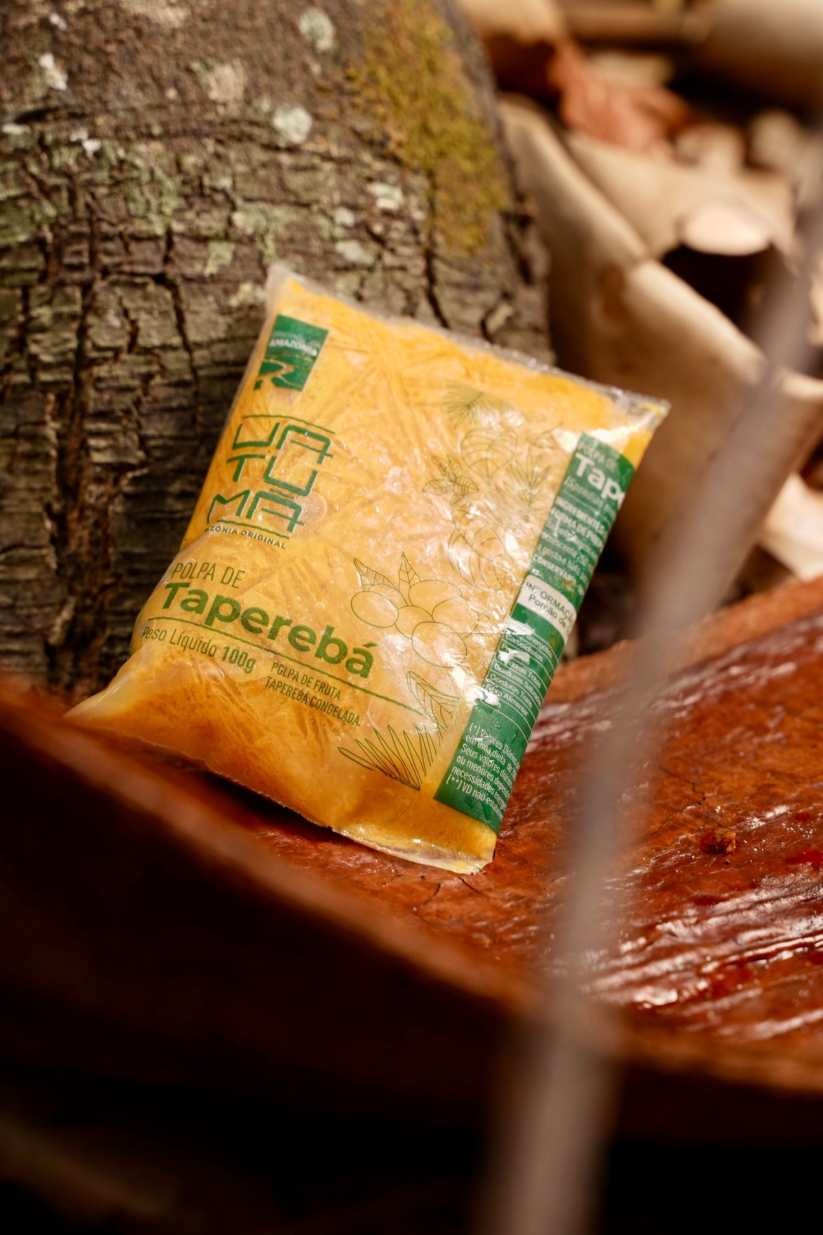 Taperebá / Cajá - Polpa de Fruta 100g (embalagem com 10 pacotes de 100g)