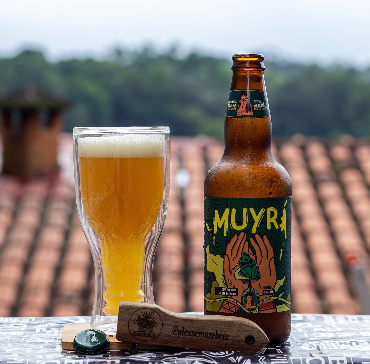 Muyrá - Cerveja Pilsen Premium - 100% Malte de Cevada